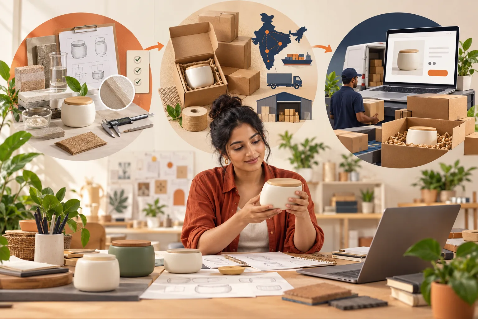 A visual launch system connecting product, packaging and fulfilment